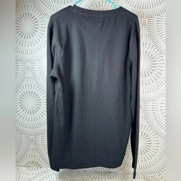 Omni Wool Men’s Black Long Sleeve Shirt XXLARGE‎ - Picture 2 of 4